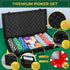 Set 300 11.5 Set 2 Queensell Poker with Poker Chips Gram for Texas Holdem Professional Weight Poker Chips with Decks