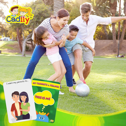 Conversation Cards for Social Skills Games, Emotional Learning Activities, Group Therapy Games for Kids, Play Therapy
