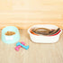 5-Piece Set MINTWOOD Design Small Decorative Woven Storage Baskets for Shelves, Bathroom, Pantry and Nightstand