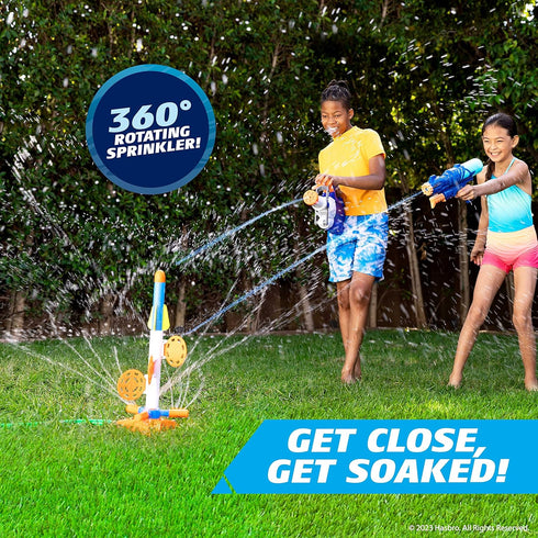 NERF Super Soaker SkyBlast Target Sprinkler for Kids, Outdoor Summer Water Games