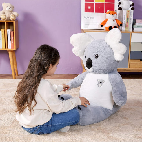 IKASA Large 30" Koala Stuffed Animal Plush Toy, Jumbo Cute Fluffy Plushie, Gifts for Kids