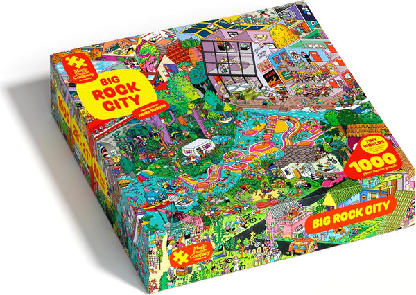 Big Rock City 1000-Piece Jigsaw Puzzle from The Magic Puzzle Company Series