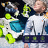 TOY Life Space Toys Rocket Toys for Kids, Space Shuttle with Astronaut Figure & Space Rover for Boys 5-12