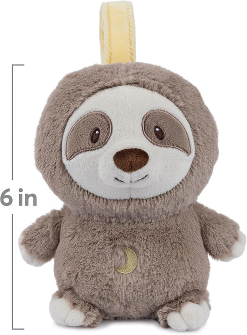GUND Baby Lil’ Luvs On The Go Sloth Soother, Plush Sound Toy for Babies, Brown/Cream, 6”