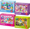 QUOKKA Puzzles for Kids Ages 4-6 - Set of 4x60 Jigsaw Puzzles for Kids 6-10 Years Old, Unicorn Princess Toys
