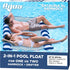 2-in-1 Hammock 1-2 Aqua Catalina XL Pool Float & Water Person, Multi-Purpose Inflatable Pool Floats for Adults Patented