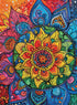 Rainbow Mandala Mirage by Cross & Glory: 1000 Piece Colorful Jigsaw Puzzle, Premium Quality (20x27 Inches)