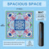 (33"33"), 3mm LZSIG Mahjong Mat for Table Anti-Slip Noise Reduction Gaming Mat with Carrying Bag for American Mahjong