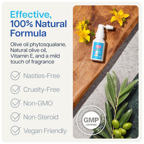 NAVEH PHARMA Cradle Cap Cleanser for Baby & Kids | 100% Natural Treatment, Spray & Wash, 1 FL OZ