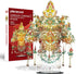 Piececool 3D Metal Asian Puzzles Model Kits, Garuda Coronet Metal Building Kit for Adults, 522 Pcs Brain Teaser Puzzle