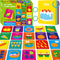 Food Flashcards, 50 Double-Sided Cards, Veggies, Fruits, Snacks, Desserts, Grain Cards Educational