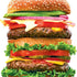 RoseArt Big Shaped Juicy Burger 500 Piece Jigsaw Puzzle for Adults