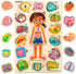 3-5 QUOKKA Puzzles for Kids Montessori Puzzles for Toddlers Preschool Game Learning Human Body Parts Anatomy Skeleton