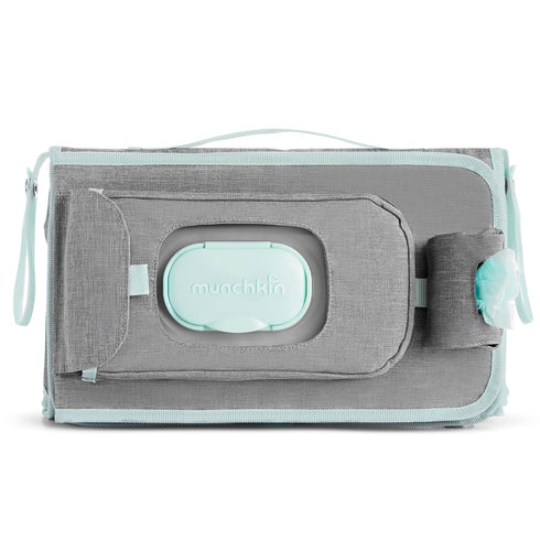 12 Munchkin Portable Changing Pad Lightweight and Compact Baby Diaper Changing Mat with Silver-Ion Technology, Includes