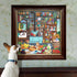 1000 23" 23" eeBoo Piece Puzzle - Alchemist's Kitchen Jigsaw Puzzle for Adults, Square x Made with Recycled Board
