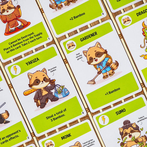 Tanuki - Take-That Card Game for 3 to 8 Players, Non-Stop Player Interaction, 20 Minutes, Ages 7+