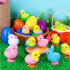 12 Pack Grastfu Jumbo Easter Eggs Filled Wind Up Toys, Colorful Plastic Egg with Wind Up Jumping Chicks Bunny Plush