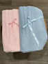 Creaciones Huerta 38'' 39'' Soft Knitted Receiving Baby Blanket for Boys and Girls Crib Nursery Swaddle Shower Gift