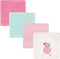 Luvable Friends Unisex Baby Super Soft Cotton Washcloths, Owl, One Size