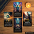 70 The Illuminati Oracle: A Tool for Discerning Truth in Conspiracy by A.J. Blackwood - Card Divination Game to Decode
