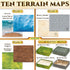 10 6 (1" 22x26-4 3D 140+ 4 DND Game Mats and a lot More - Includes Dungeons & Dragons Board Game Battle Maps Hex Grid)