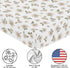Sweet Jojo Designs Fitted Baby Crib Sheets (Vintage Daisy Floral) for Girls, Infant Nursery, Toddler Room - Standard