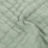 HAMPPLIES 6-Layer Set 2550cm 6pcs Cotton Muslin Burp Cloths and Washcloths for Newborns, Dark Green, Soft Absorbent