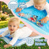 Tummy Tummy 3 36 SplashEZ Lights Up Time Water Mat for Babies, Large Baby Water Mat Time for Sensory Play with LED