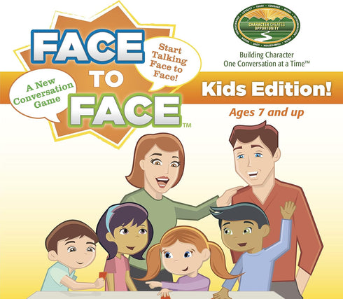 Face to Face Card Game (Kids Edition) – Open Communication, Ages 7 and Up