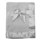 TL Care Fleece Blanket with Silk-Like Satin Trim, Soft Warm Cozy, Gray, 30" x 40", Perfect for Baby Carrier, Stroller,