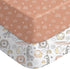 Yoofoss Baby Crib Sheets 2 Pack for Boys and Girls - 52x28