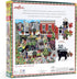 eeBoo - Piece and Love Urban Gardening - 1000 Piece Square Adult Jigsaw Puzzle, Glossy, Sturdy Pieces