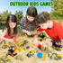 2.2lbs 36Psc Set 3+ Billeeit Sand Construction Kit with Big Foldable Sandbox and Moldable Sensory Play Sand, Truck Toys