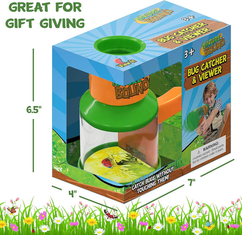 Nature Bound Bug Catcher and Viewer - Outdoor Exploration Tool for Insects - Handy Trigger Design for Kids