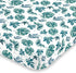 NoJo Super Soft Green & White Palm Leaf Mini Crib Fitted Sheet for Nursery