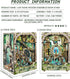 Spilay DIY Dollhouse Booknook Kit,DIY Bookshelf Kit,with LED Light and Dust Cover for Bookends Model Build kit,Handmade