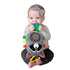 Tummy Squish 'N Play Raccoon Activity Toy- Multi-Sensory Learning Baby Toy - Stroller Toy, Car Seat Toy, Time Toy