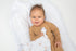 Lulujo Security Lovey Blankets Unisex, Softest Breathable Cotton Muslin Set with Silky Satin Trim | Neutral Comforting