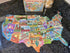 TDC Games US Map Puzzle Great American Roadtrip, 1000 Piece Jigsaw Puzzle for Kids & Adults