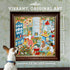 1000 23" 23" eeBoo Piece Puzzle - Swedish Holiday Kitchen Jigsaw Puzzle for Adults, Square x Made with Recycled Board