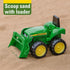 John Deere Vehicle Set - Dump Truck and Tractor Toy with Loader, Kids Outdoor Construction Toys, 6 Inches, 2 Count