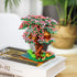 Cherry Blossom Bonsai Tree Mini Micro Building Set, Japanese Sakura Tree House Model for Adults, Creative Gift Toys