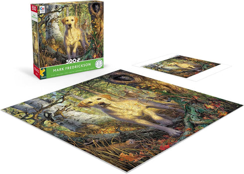 Ceaco - Mark Fredrickson - Yellow Lab - 500 Piece Jigsaw Puzzle