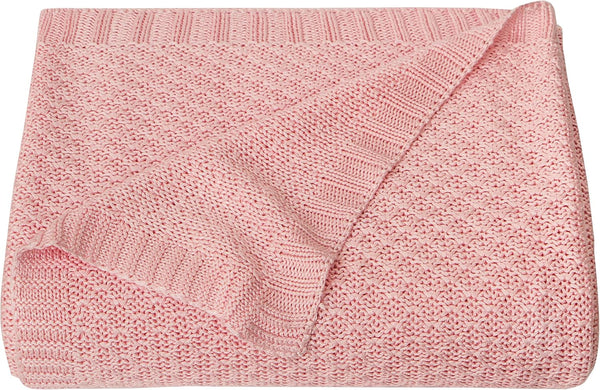 NTBAY Cable Knit Cooling Toddler Blanket, Soft and Breathable Baby Blanket 30x40