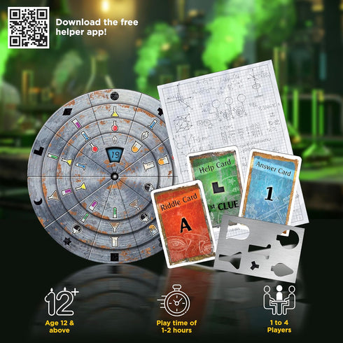 Exit: The Secret Lab | Exit: The Game - A Kosmos Game | Family-Friendly Card-Based Escape Room for 1 to 4 Players