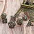 DND Dice Set, Metal Polyhedral Dice Gift for Role Playing, D20 Hollow Dice Set for DND RPG MTG Table Games