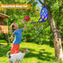 2 in 1 Basketball Hoop and Dart Board - 14" for Kids, Sports & Outdoor Play Birthday Gift Toys