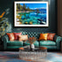1000 Landscape Jigsaw Puzzle Pieces Lake Tahoe Scenery with Clear Turquoise Waters, Snow-Capped Mountains & Pine