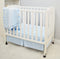 American Baby Company Heavenly Soft Minky Dot 3-Piece Mini/Portable Crib Bedding Set,