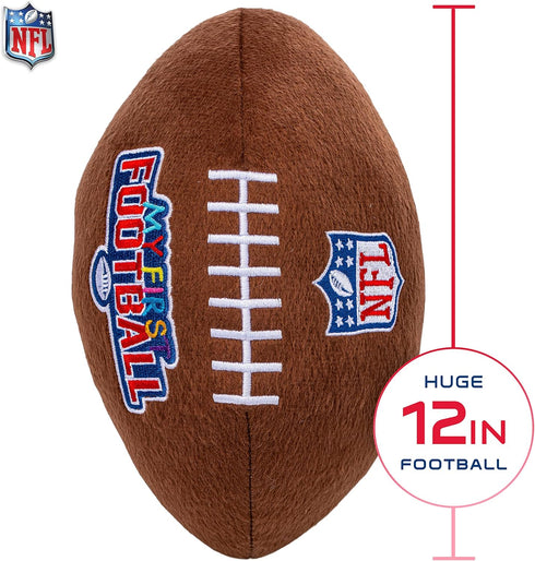 Franklin Sports MyFirst Kids Soft Plush Sports Balls, Stuffed Basketball, Baseball & Football for Indoor Fun, Ages 3+